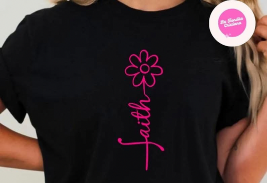 T shirt Fe que florece