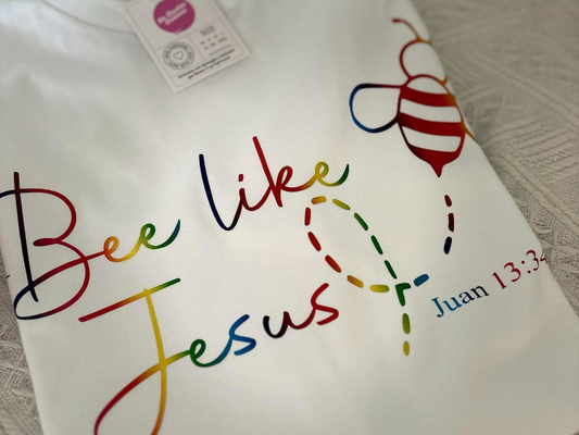 Camiseta “Bee Like Jesus” – Sé como Jesús, siempre